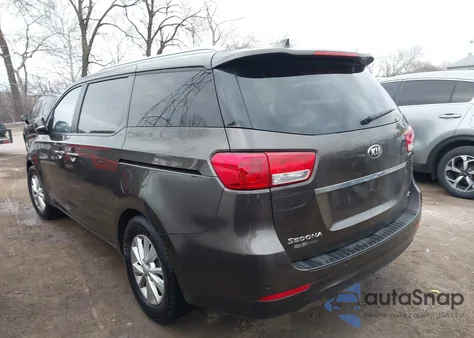 2016 Kia Sedona Lx из США, поврежденный, VIN KNDMB5C11G6201717